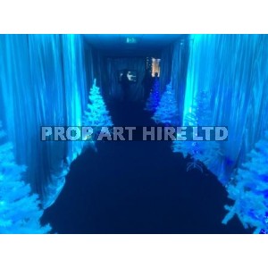 Silver Corridor Drapes